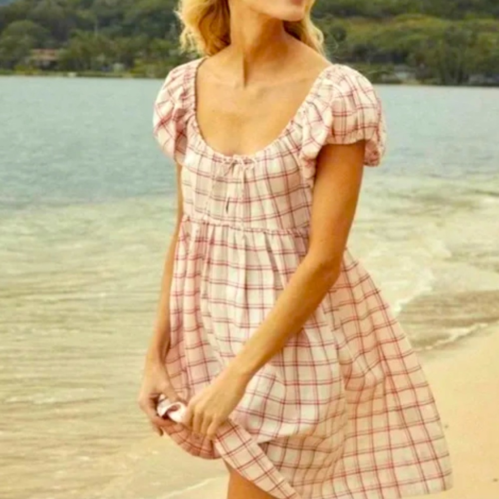 Doen Sarria Linen Mini Dress - Sz L